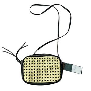 WILD FABLE Rattan Zip Closure Crossbody Bag NEW W TAGS